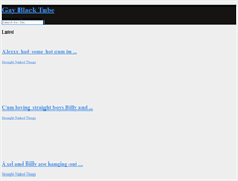 Tablet Screenshot of gayblacktubes.net